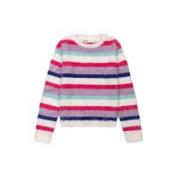 Vibin 7J: Striped Eyelash Knit Jumper (3-8 Years)